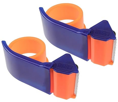 CAXUSD 2 Stück Klebebandschneider Kartonverpackungsgerät Manuelle Ballenpresse Ergonomisches Design Versiegelungsgerät Für Versand Und Verpackung