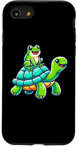 Hülle für iPhone SE (2020) / 7 / 8 Cute Kawaii Frog Turtle