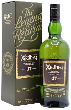 Ardbeg 17 Years Old The Ultimate Committee Exclusive Islay Single Malt 40% Vol. 0,7l in Giftbox