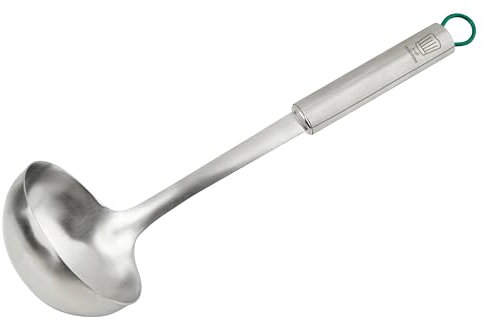 Chefkoch trifft Fackelmann – Premium Schöpflöffel München aus Edelstahl, 31cm, Spülmaschinenfest, Ergonomischer Griff, Ideal für Suppen & Eintöpfe