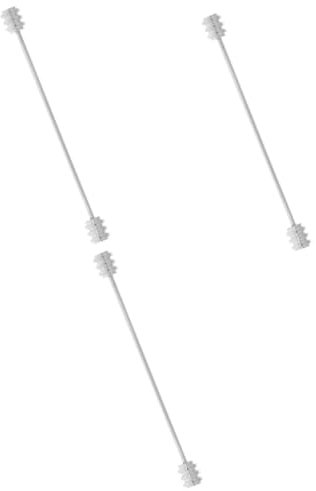 minkissy 3 Stück Krawattennadel kleiderspange hemdhalter hemd kragenstäbchen krawattenhalter shirt holder Reverskragen Kragen Krawatte bleibt Hemdnadeln Anzughaltestifte Legierung Silver