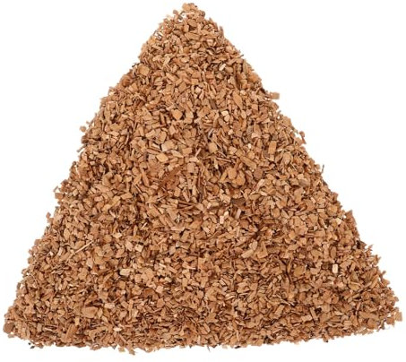 SEWOART Bbq Apple Wood Chunks and Wood Chips for Smoking Grilling Natural 500g Bag Smoking for Barbecue and Meat Suitable for Outdoor Bbq and Grill Use