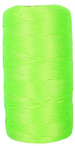 Lurrose Cordel de Mampostería Verde Trenzado 34 M Resistente a Rayos UV para Marcado de Propiedad y Construcción, Cuerda Duradera para Albañiles, Línea de Cuerda de Albañilería Versátil