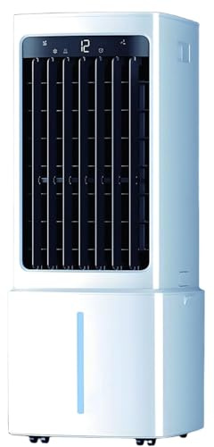 Aire Acondicionado Portatil Frío y Calor Ventilador de Enfriamiento Enfriador De Aire 4 En1,3Velocidades Temporizadores de 12 H Ruedas 360° Humidificador para Dormitorio Oficina Camping