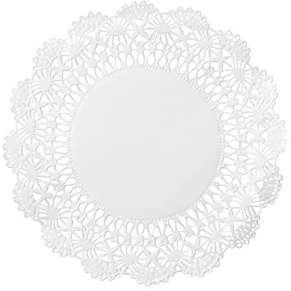 Hoffmaster 500233 Cambridge Lace Doily, 4 Diameter, White (Case of 1000)