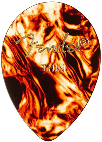 Fender 098-0354-700 354 Shape Picks, 12 Count, Shell, Thin