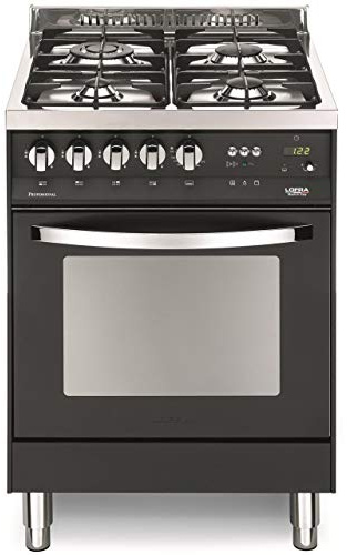 Lofra PNM66MFT/C Cucina a Gas, Nero Opaco