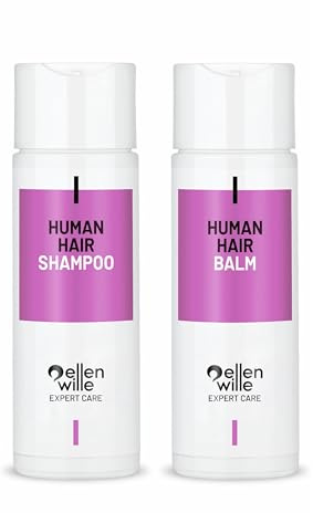 Ellen Wille PurePower Pflegeset Shampoo + Balsam für Echthaar Perücken Haarteile