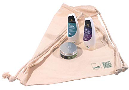 Solitaire Reinigungsset Eco Care für Schuhe und Sneaker, nachhaltige Reinigung, Pflege und Schutz inklusive Rucksack Beutel aus Baumwolle