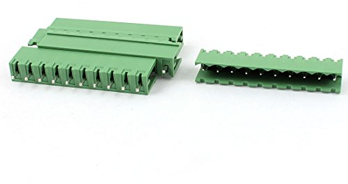 Aexit 5pcs 5.08mm Pitch 10P 10PIN Steckbare Anschlussklemme (a65b17a219c3b54976ccb6c63b06f1a4)