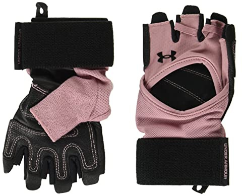 Under Armour Damen Gewichtheberhandschuh, (697) Pink Elixir/Black/Black, Small