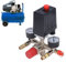 Vanne De Commande De Commutateur De Pression De Compresseur D'air, Régulateur De Collecteur De Commutateur De Pression, Régulateur De Collecteur De Commutateur Vertical 90-120PSI AC 240V/380V