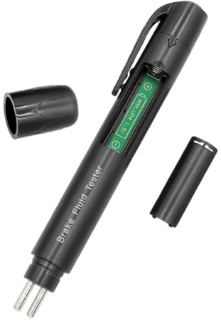 SOLUSTRE Brake Fluid Tester Pen Compact and Accurate Brake Liquid Test Tool for Cars Motorcycles and Bicycles High Precision Measurement No Battery Required Easy to Use