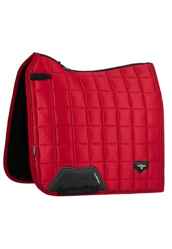 LeMieux Loire Classic - Imbottitura per sella, quadrata, colore: rosso peperoncino, taglia L