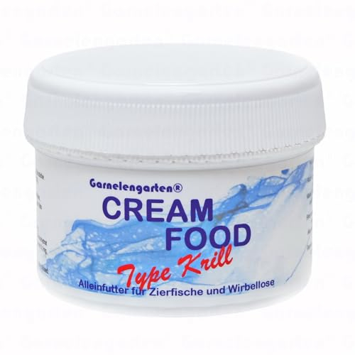 Garnelengarten® Cream Food (70 g, Krill) - Garnelenpudding Garnelenpaste Aquarienfischfutter Fischfutter Aufzuchtfutter Garnelenfutter Fischfutter Schneckenfutter Krebsfutter Krabbenfutter