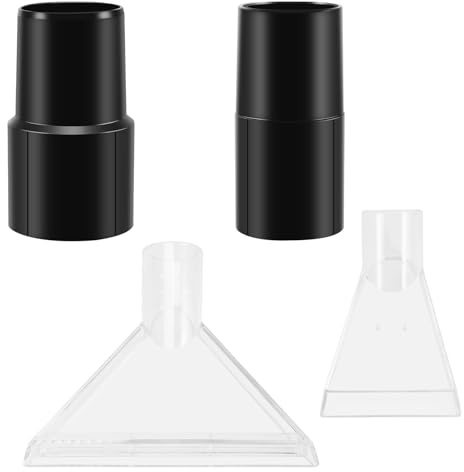 Gokoti 4Pcs Swivel Vacuum Cleaner Brush Cleaner Nozzle Suction Floor Nozzle with Adapter Swivel Carpet Cleaner Parts