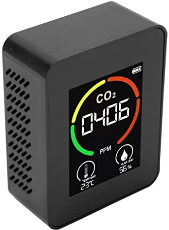 Co2 Monitor, Home Co2 Detector with TVOC Sensor Air Quality Monitor Carbon Dioxide Detector for Indoor Spaces