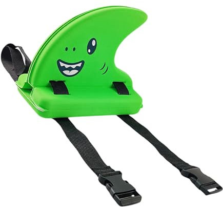 Schwimmkörper mit Rückengurten, tragbar, Fischflossenform, sicherer Schwimmtrainer, Kinder-Schwimmtrainingsausrüstung