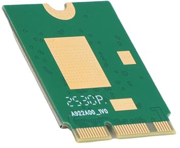 Cuifati Tarjeta Inalámbrica WiFi 7, Tarjeta de Red Bluetooth 5.4 6338Mbps NGFF M.2, WiFi 5.4 6G 5G 2.4G Triband M., Compatible con 10 11