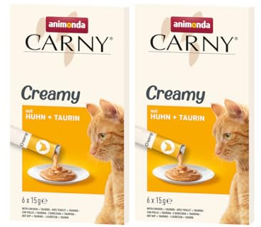 arelf Bundle Animonda Carny Adult Creamy Huhn + Taurin 2er Set + 1 Sachet