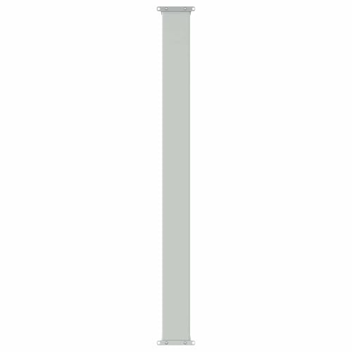 QUAHEAS Toldo lateral extensible antracita 300 x 100 cm poliéster con marco de acero, resistente a los rayos UV, repelente al agua, incluye kit de montaje para jardín, balcón, terraza, privacidad