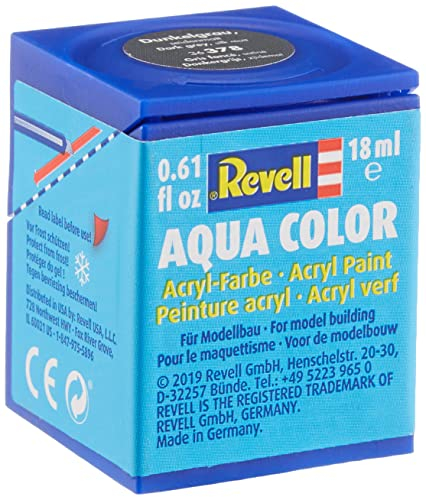 Revell Streichfarbe dunkelgrau seidenmatt # 378 Aqua Color #36378