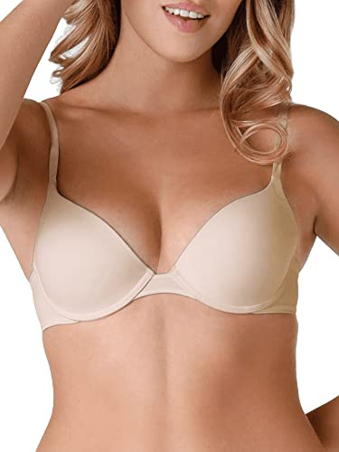 Wonderbra Ultimate Silhouette T-shirt dam BH varje dag, Beige – beige (hud 1007), 80D