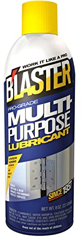 B’Laster Multi-Purpose Lubricant – All-in-One Lubricant Spray for Moving Parts – Helps Reduce Friction, Prevents Rust & Corrosion, Works on Tools, Hinges, Chains, Gears & More – 8 oz (Case of 12)