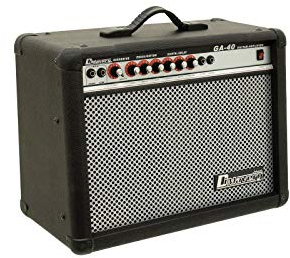 DIMAVERY GA-40R E-Gitarren-Amp 40 Watt Gitarrenverstärker mit digitalem Halleffekt