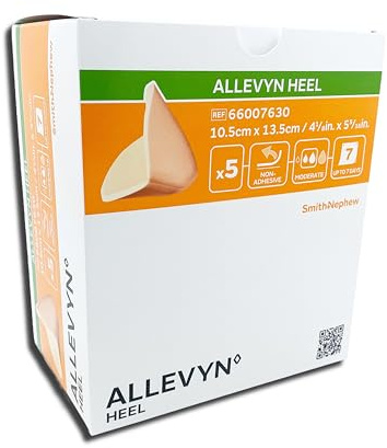 Allevyn häl omklädningsområde häl 10,5 x 13,5 cm 5 förband