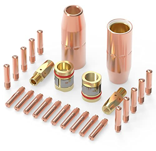 YESWELDER MIG Welding Gun Accessory Kit .035 Tip-Nozzle-Diffuser for Miller Millermatic M-25/M-40 Hobart Torch