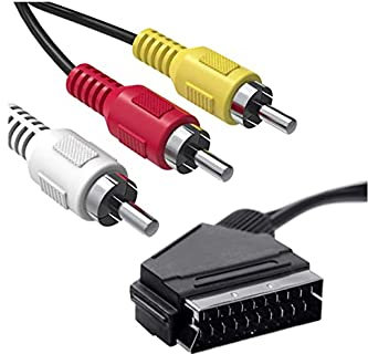 Kit de connexion PC Adio/vidéo RCA + adaptateur péritel S-VIDEO (câble 5 m)