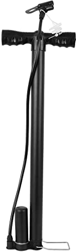 XYWHPGV Fahrrad-Reifen-Standpumpe Französisch-Amerikanische Ventil-Hochdruckpumpe Schwarz für Rennrad Mountainbike(19a5a ce354 31f23 7fc2c 06e49 56340