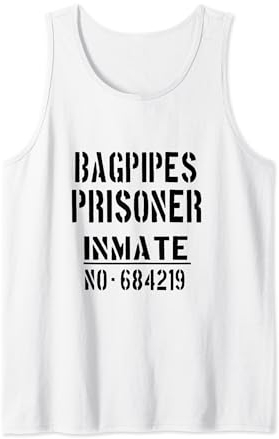 Dudelsackspieler / Dudelsack Gefangener einfaches Halloween-Kostüm Tank Top