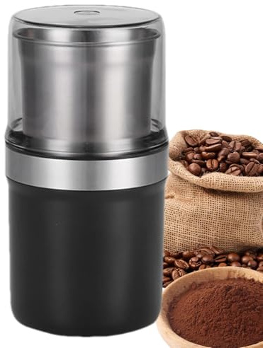 Molino de condimento eléctrico, molino eléctrico - Molino de condimentos,Molino de sal y pimienta extraíble, molino de granos de café conveniente para sal, pimienta, nueces,