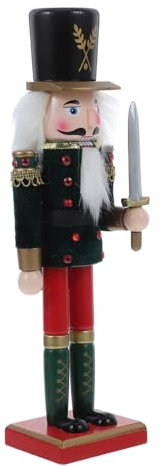 Zerodeko Figurine Casse-Noisette Classique pour Décoration Soldat Casse-Noisette pour Table De Fête Marionnette Festive pour Intérieur