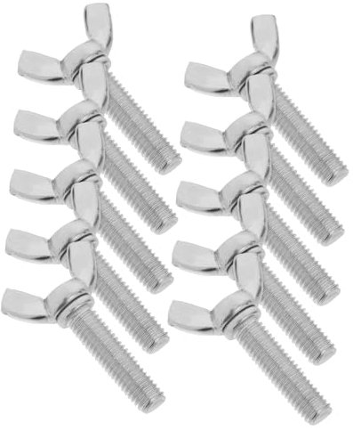 HEATSHAKING 10piezas Tornillos De De Acero Inoxidable Sujetador De Máquina Para Ensamblaje De Muebles y Reparaciones Electrónicas Tornillos De Pulgar Fácil De Apretar