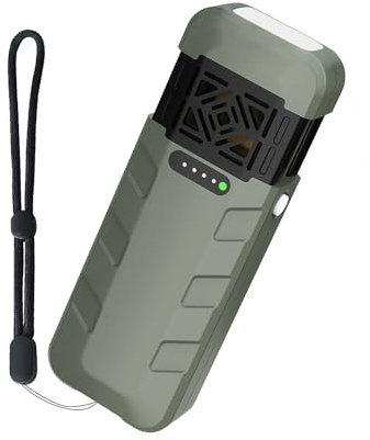 Joellfuner Antizanzare Portatile, 2 in 1 Anti Zanzare Elettrico Portatile con Lanterna da Campeggio, Repellente Zanzare Campeggio con Batteria Ricaricabile 9800 mAh per Patio all'aperto Escursionismo