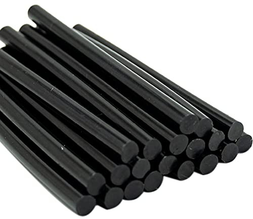 50 stycken varmlimstavar 7 x 100 mm hetlimpinnar DIY varmt lim ersättningspinnar svarta limpistol för standardlimpistol