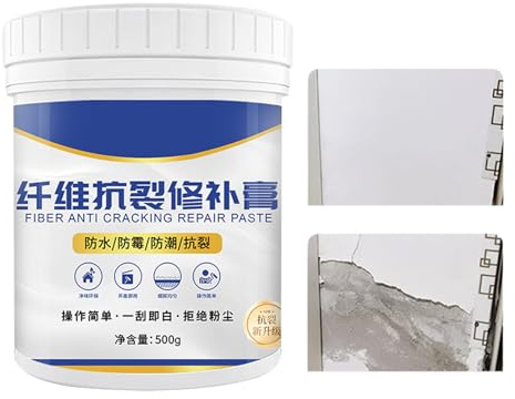 Masilla De Secado Rápido, Compuesto De Relleno De Grietas, Pasta De Reparación Impermeable Con Fácil Aplicación, Agente De Reparación De Tabiques De Larga Duración Con Textura Suave, Masilla Con