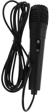 Toddmomy Microfono Dinamico Cablato 6,35 MM per Cantare Soppressione Rumore Resistente per Uso Professionale su Palco e Adatto a Karaoke ed Eventi