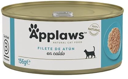 Applaws Tonfiskfilé 2005CE-A Kattmat, 24 stycken x 156 g