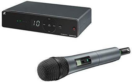 Sennheiser XSW 1-825 Professionelles Wireless-Mikrofonsystem für Live, Gesang und Vorstellungen XSW 1-825E - E-Range: 821 - 832 / 863 - 865MHz