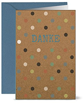 Dankeskarten - 40 Klappkarten mit 40 Umschlägen : Dankeschon, Danksagung nach Hochzeit, Geburtstag, Konfirmation u.v.m. :