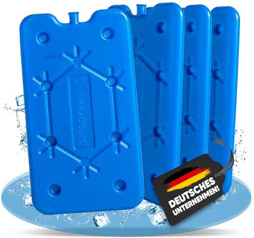 NEMT 4X Flacher Kühlakku 400 ml Kühlakkus 25x14x1,4cm Kühlelemente Kühltasche Kühlbox