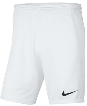 Nike Unisex Kinder Y Nk Df Park Iii Nb K Shorts, Weiß / Schwarz, 9 Jahre EU