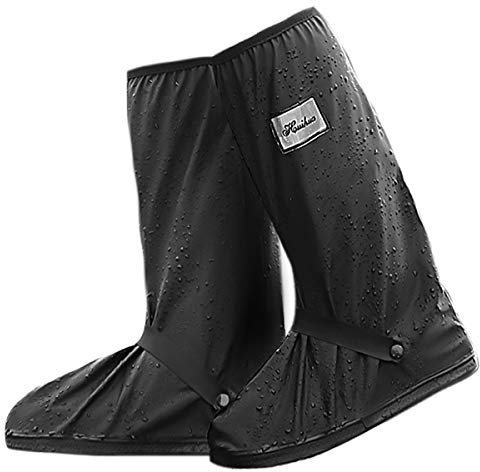 NATUCE Copriscarpe Impermeabili Uomo Donna, Copriscarpe Antiscivolo, Ciclismo Camminare Sovrascarpe Riutilizzabile, Galosce Pioggia Neve e Fango, Copri Scarpe, Pioggia Stivali Scarpe (M)
