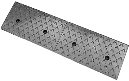 BBZY 8–10 cm hohe Vollgummi-Schwellenrampe, breite, rutschfeste Rollstuhlrampe, 600 lbs, Tragkraft für Treppen, Türen zu Hause
