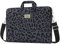 MOSISO Laptop Shoulder Bag Compatible with MacBook Air 15 inch M3 M2 2025-2023/Pro 16 2025-2019 M4 A3403 M3 A2991 M2 A2780 M1/Pro 15, 15-15.6 inch Notebook, Leopard Grain Briefcase Sleeve with Belt