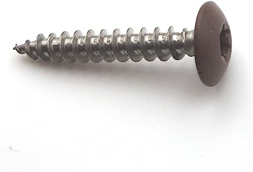 Vis pour penture 6x40 mm couleur rouille mars D2525 Inox A2 par 50